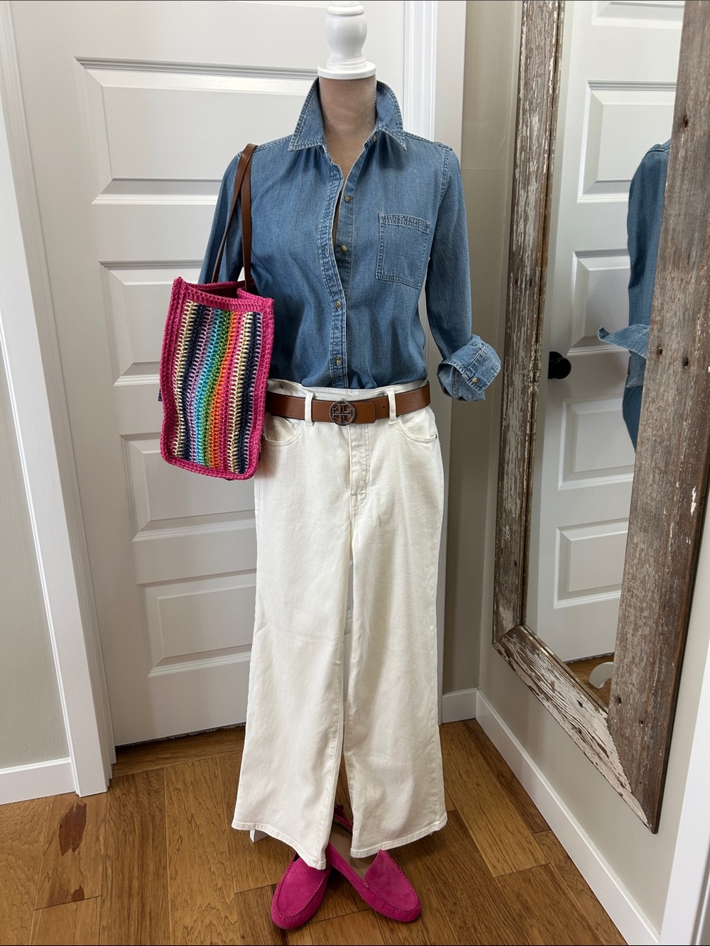 Southern Tide Denim Top